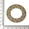 Tibetan Style Alloy Linking Rings TIBE-Q035-055AB-NR-3