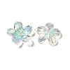 Transparent Acrylic Bead Caps OACR-H016-02-3