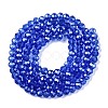 Electroplate Glass Beads Strands EGLA-A044-T4mm-A31-3