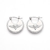 Brass Clip-on Earring for Women KK-T074-59P-1