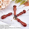 Natural Pear Wood/Natural Wood Handle DIY-CP0003-04-4