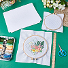 14CT Cross Stitch Canvas Cotton Embroidery Fabric DIY-WH0410-341A-4