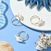 Natural Spiral Shell Finger Rings RJEW-TA00167-1