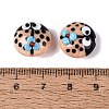 Handmade Bumpy Lampwork Beads LAMP-Q039-15C-4
