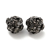Gunmetal Brass Rhinestone Beads RB-F035-05A-01-2