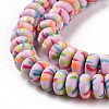 Handmade Polyester Clay Beads Strand CLAY-P001-02B-4