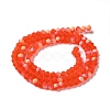 Transparent Glass Beads Strands X1-EGLA-A034-T4mm-MB25-3