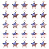 50Pcs Independence Day Light Gold Plated Alloy Enamel Pendants ENAM-LS0001-08LG-3