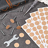 5 Sheets PVC Self-Adhesive Stickers DIY-SP0006-19B-5