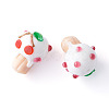 2Pcs Handmade Lampwork Bumpy Beads LAMP-TA0002-51A-1
