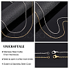 Unicraftale PVD Vacuum Plating 304 Stainless Steel Cable Chain Necklaces STAS-UN0005-35-4