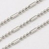 Tarnish Resistant 304 Stainless Steel Ball Chains CHS-K002-12A-1