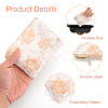 2Pcs 2 Colors Chinese Style Rectangle Cloth Zipper Pouches ABAG-GF0001-22-6