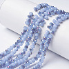 Electroplate Glass Beads Strands EGLA-A034-J4mm-F06-1