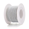 Iron & ABS Plastic Imitation Pearl Tennis Chains CH-Q006-01A-16-2