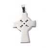 Non-Tarnish 201 Stainless Steel Pendants STAS-C062-10P-2
