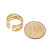 304 Stainless Steel Multilayer Open Cuff Rings LS-RJEW-Z077-01G-04-5