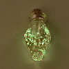 Luminous Handmade Gold Sand Lampwork Pendants LAMP-S177-03G-4