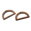 Walnut Wood Pendants X-WOOD-S054-43-2