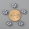 Alloy Rhinestone European Beads CPDL-H999-17-3
