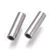 Non-Tarnish 304 Stainless Steel Tube Beads STAS-F224-01P-D-2