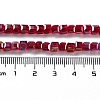 Electroplate Glass Beads Strands X-EGLA-R030-4x4mm-04-2
