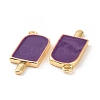 Brass Enamel Pendants KK-A168-16-07G-3