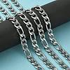 Tarnish Resistant Stainless Steel Figaro Chains STAS-M032-45P-3mm-5