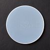 DIY Flat Round Cup Mat Silicone Molds DIY-E036-02-5