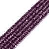 Transparent Glass Beads Strands GLAA-C019-01B-16-1