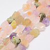 Raw Rough Natural Mixed Stone Bead Strands G-F403-06-1