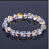 Glass Beaded Stretch Bracelets WGF21B9-01-1