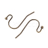 Antique Bronze Brass Hook Ear Wire X-J0JQN-NFAB-2