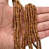 Natural Wood Lace Stone Wooden Jasper Beads Strands G-L635-A19-4x2mm-2