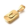304 Stainless Steel Pendants STAS-S161-01U-G-2
