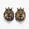 Tibetan Style Alloy Beads PALLOY-F200-08AB-1