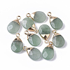 Natural Green Aventurine Pendants G-S359-017B-2