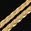 Braided Imitation Leather Metallic Cords LC-S002-5mm-27-2