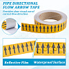 PVC Directional Arrow Tape for Pipe AJEW-WH20020-641A-4
