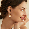 18Pcs 3 Colors 303 Stainless Steel Twist Hoop Earrings for Women EJEW-SC0001-81A-5