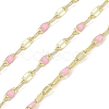 Rack Plating Brass Dapped Chains AJEW-Q153-02G-12-1