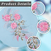 Polyester Embroidery Lace Cloth Patches AJEW-WH20070-078-5