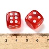Spray Printed Transparent Acrylic Beads AC-CBA40CF-01F-3