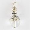 Natural Quartz Crystal Pendants G-Q459-02S-1