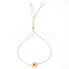 Flower Resin Beaded Slider Bracelets for Women SL9741-3-1