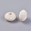 Natural Lava Rock European Beads G-I220-H01-2