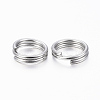 Tarnish Resistant 304 Stainless Steel Split Rings LS-STAS-H413-04P-B-2