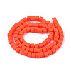 Handmade Polymer Clay Beads Strands CLAY-S092-78I-2
