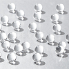 100Pcs Natural Quartz Sphere Beads G-NB0005-51A-2