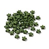 Spray Painted Alloy Beads PALLOY-K001-02D-2